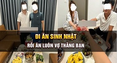 Đi ăn sinh nhật thịt luôn vợ bạn