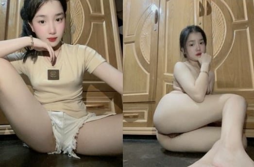 Nữ sinh viên thẹn thùng lộ chỗ nhạy cảm